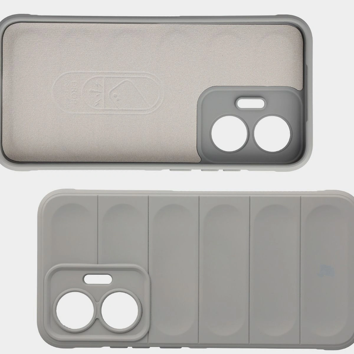 Wyściółka z mikrofibry, wyżłobienia na pleckach i wzmocnione narożniki w etui Bizon Case Tur do Xiaomi POCO F7