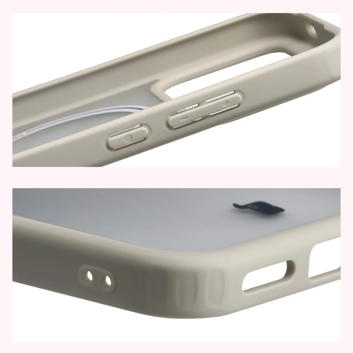 Wzmocnione narożniki i podwyższone ranty ekranu w etui Bizon Case MatteO do Xiaomi POCO F8 Pro