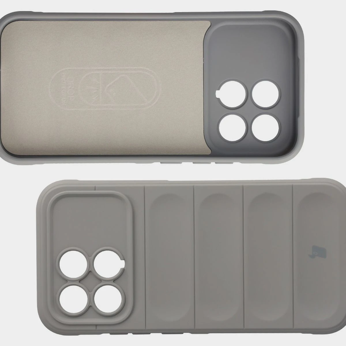 Wyściółka z mikrofibry, wyżłobienia na pleckach i wzmocnione narożniki w etui Bizon Case Tur do Xiaomi POCO F8 Pro