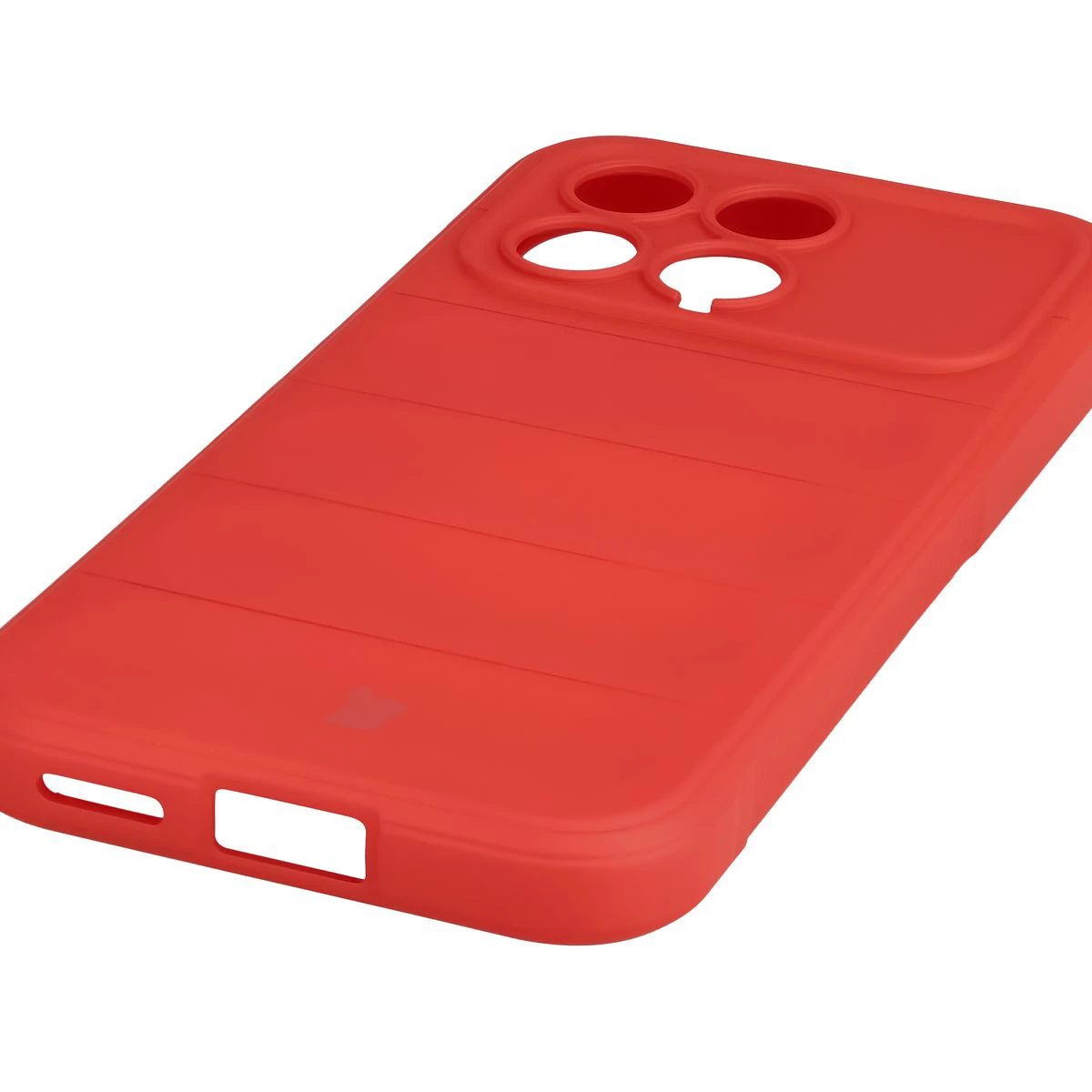 Precyzyjne wycięcia i kompatybilność z ładowaniem indukcyjnym w etui Bizon Case Tur do Xiaomi POCO F8 Pro