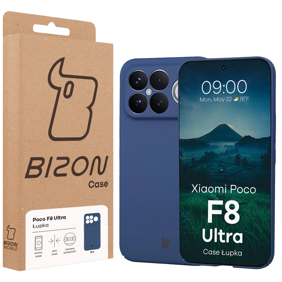 Etui Bizon Case Łupka do Xiaomi POCO F8 Ultra