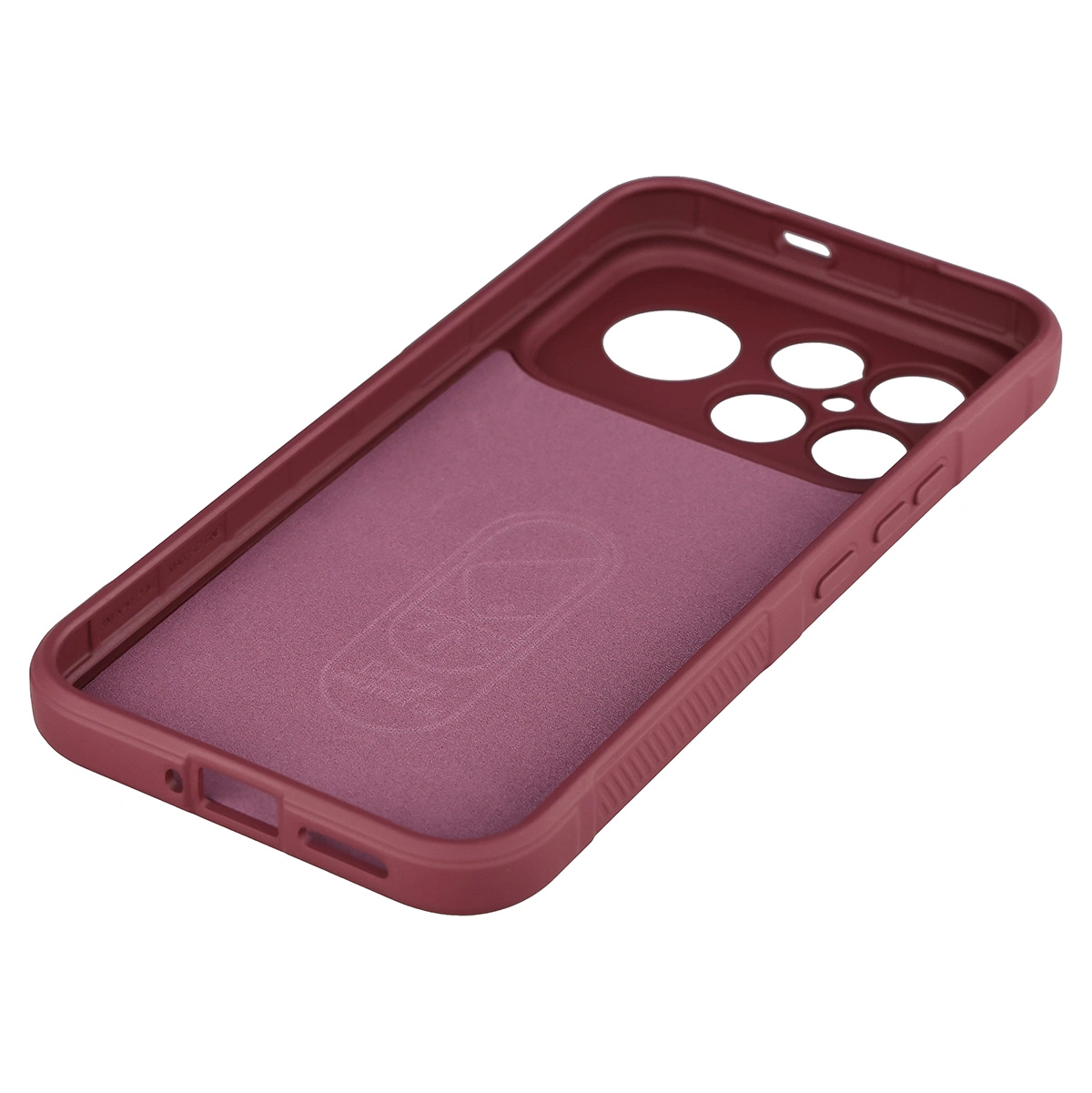 Precyzyjne wycięcia i kompatybilność z ładowaniem indukcyjnym w etui Bizon Case Tur do Xiaomi POCO F8 Ultra