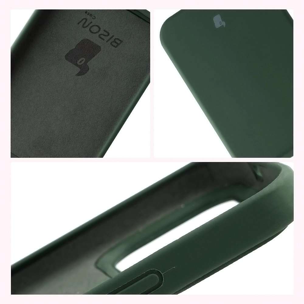 Konstrukcja etui Bizon Soft Case: zintegrowane osłony, podwyższone krawędzie i wyściółka z mikrofibry do Xiaomi POCO F8 Ultra