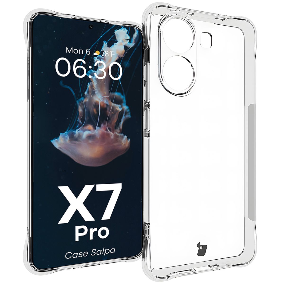 Przezroczyste etui Bizon Case Salpa do Xiaomi Poco X7 Pro