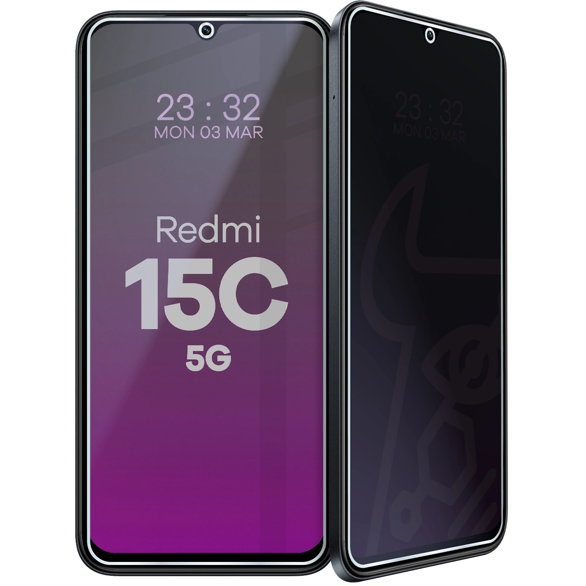 Szkło hybrydowe prywatyzujące Bizon Hybrid Shadow do Xiaomi Redmi 15C 5G