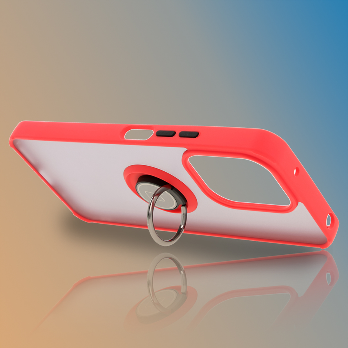 Uchwyt jako podstawka w etui Bizon Hybrid Ring