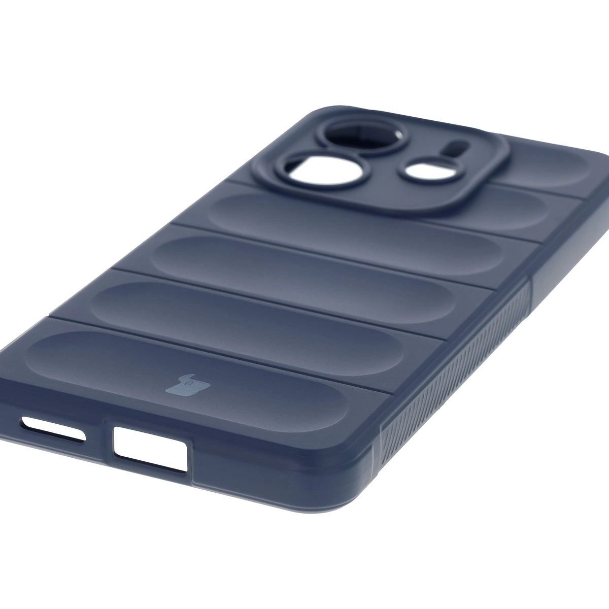 Precyzyjne wycięcia i kompatybilność z ładowaniem indukcyjnym w etui Bizon Case Tur do Xiaomi Redmi Note 14 4G