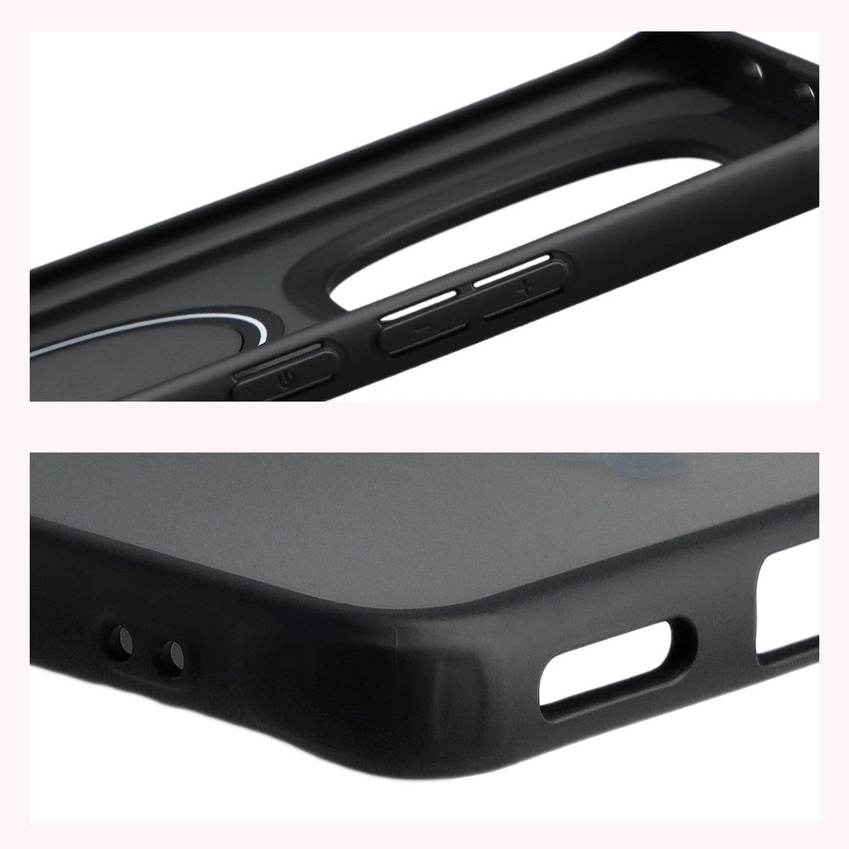 Wzmocnione narożniki i podwyższone ranty ekranu w etui Bizon Case MatteO do Xiaomi Redmi Note 15 / Xiaomi POCO M8 5G