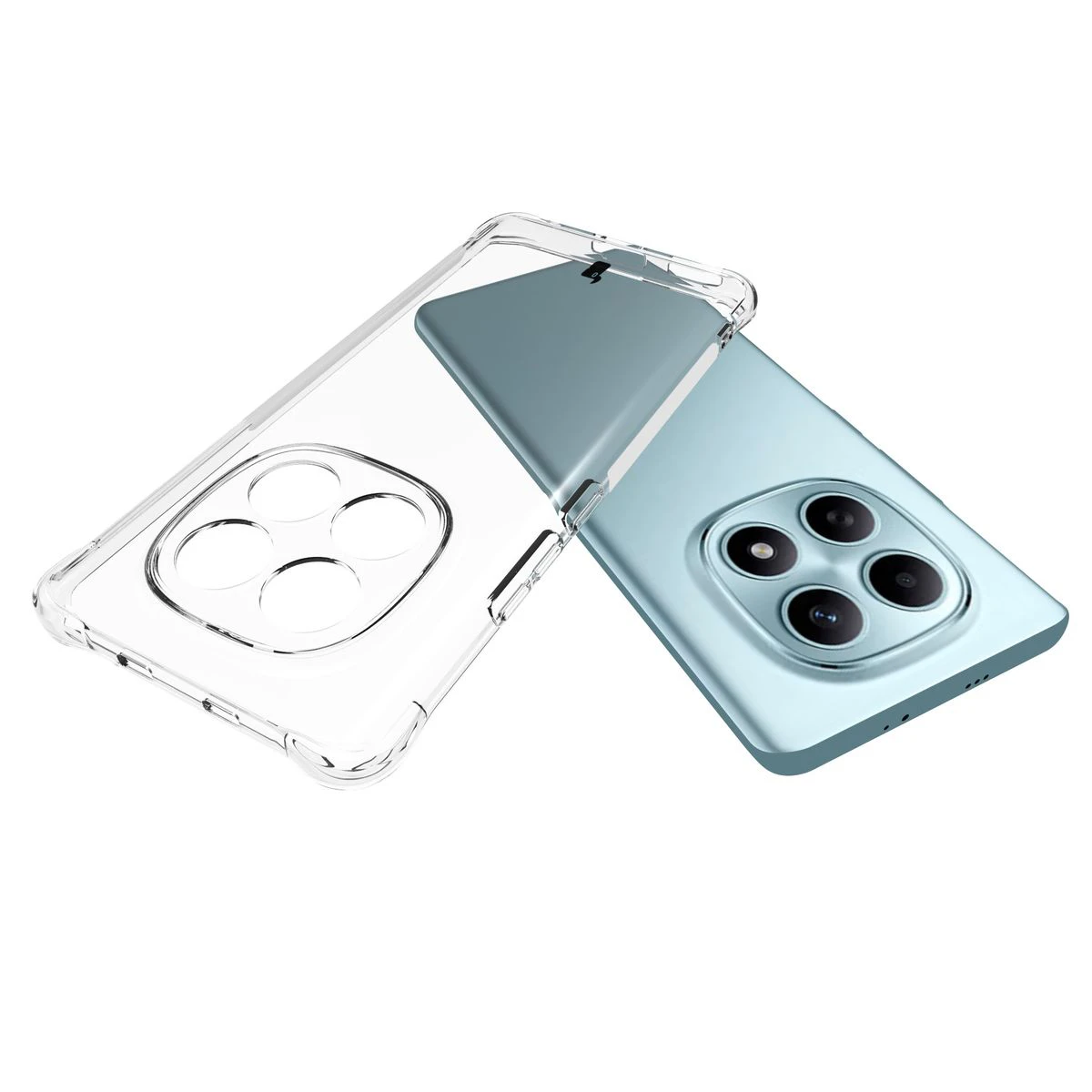 Dedykowane wycięcia i podwyższone krawędzie aparatu w etui Bizon Case Salpa do Xiaomi Redmi Note 15 / Xiaomi POCO M8 5G