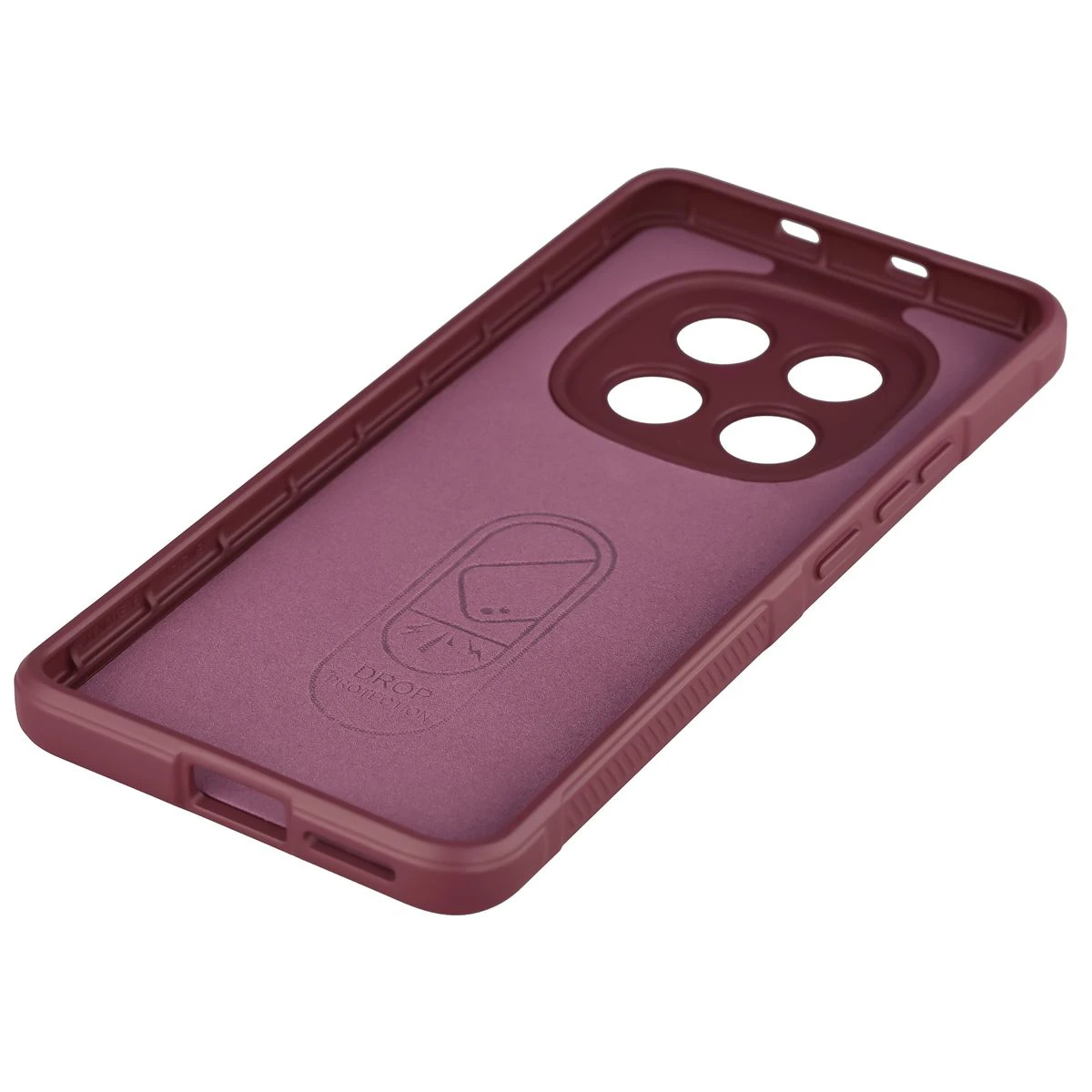Precyzyjne wycięcia i kompatybilność z ładowaniem indukcyjnym w etui Bizon Case Tur do Xiaomi Redmi Note 15 4G