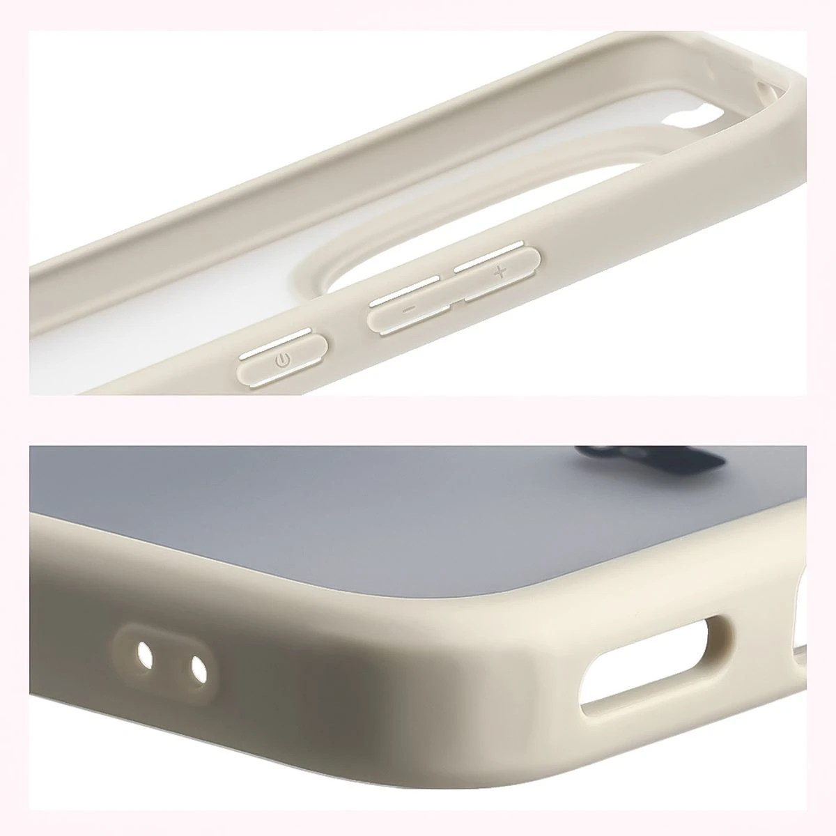 Wzmocnione narożniki i podwyższone ranty ekranu w etui Bizon Case Angelo do Xiaomi Redmi Note 15 Pro Plus 5G / POCO M8 Pro 5G