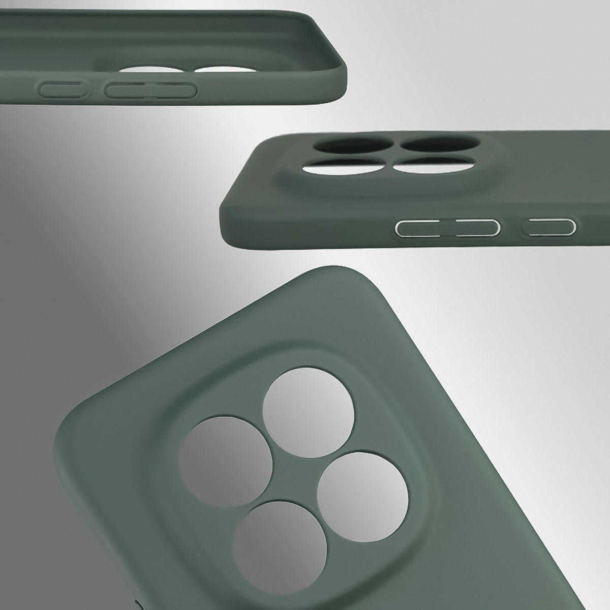 Dedykowane wycięcia i podwyższone krawędzie aparatu i ekranu w etui Bizon Case Łupka do Xiaomi Redmi Note 15 Pro Plus 5G / POCO M8 Pro 5G