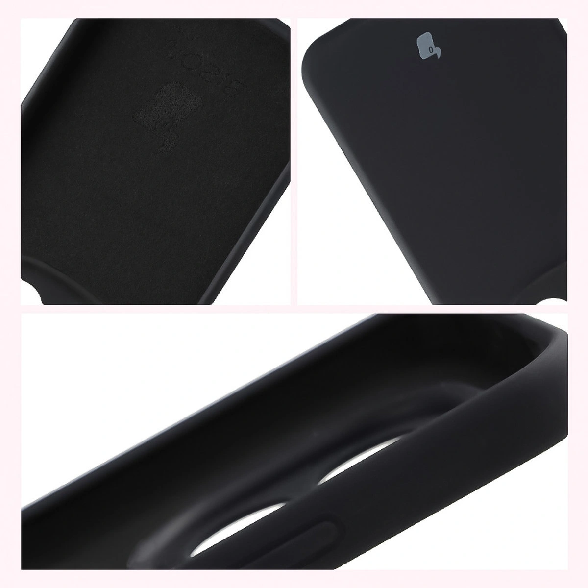 Konstrukcja etui Bizon Soft Case: zintegrowane osłony, podwyższone krawędzie i wyściółka z mikrofibry do Xiaomi Redmi Note 15 Pro Plus 5G / POCO M8 Pro 5G