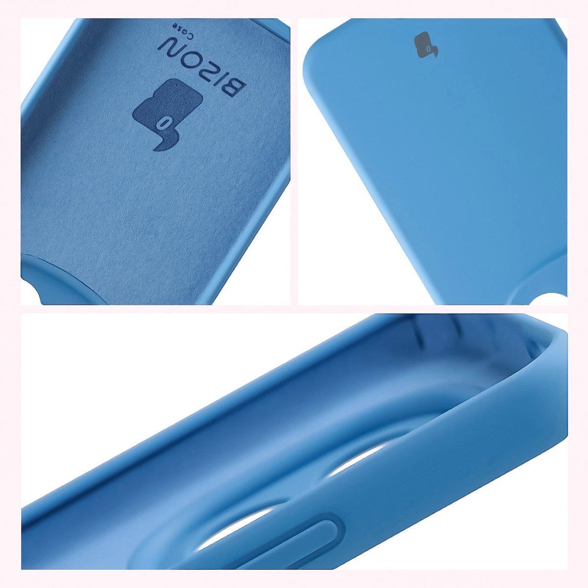 Konstrukcja etui Bizon Soft Case: zintegrowane osłony, podwyższone krawędzie i wyściółka z mikrofibry do Xiaomi Redmi Note 15 Pro Plus 5G / POCO M8 Pro 5G