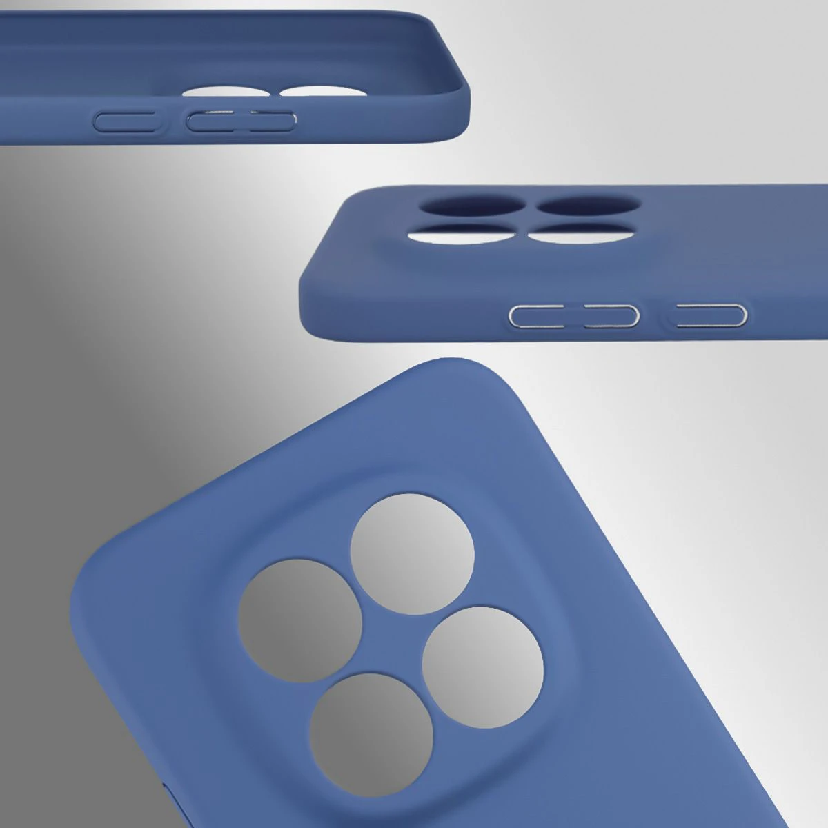 Dedykowane wycięcia i podwyższone krawędzie aparatu i ekranu w etui Bizon Case Łupka do Xiaomi Redmi Note 15 Pro 5G