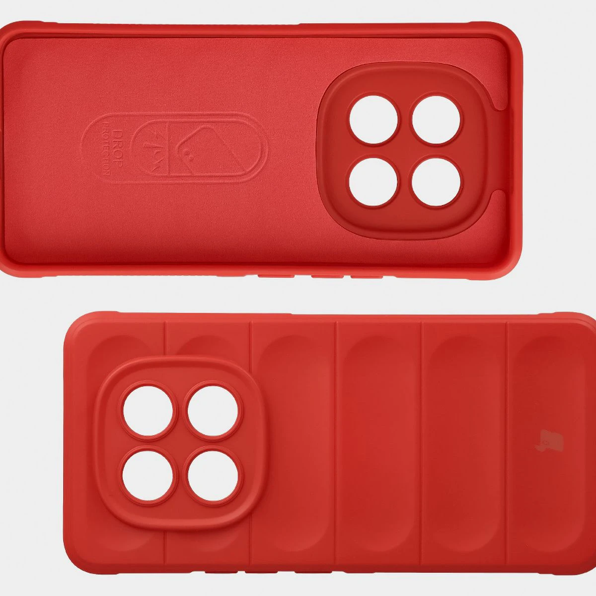 Wyściółka z mikrofibry, wyżłobienia na pleckach i wzmocnione narożniki w etui Bizon Case Tur do Xiaomi Redmi Note 15 Pro 4G