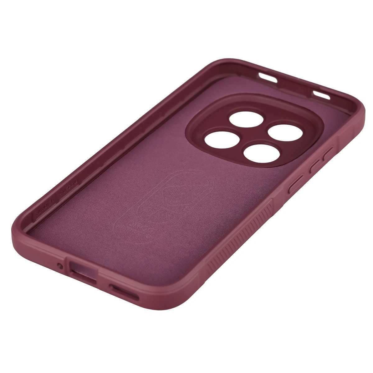 Precyzyjne wycięcia i kompatybilność z ładowaniem indukcyjnym w etui Bizon Case Tur do Xiaomi Redmi Note 15 Pro 5G
