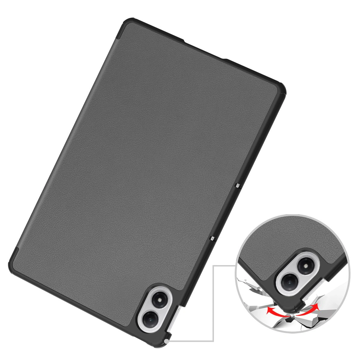 Wzmocnione narożniki i konstrukcja Bizon Case Tab Croc do Xiaomi Redmi Pad 2 Pro