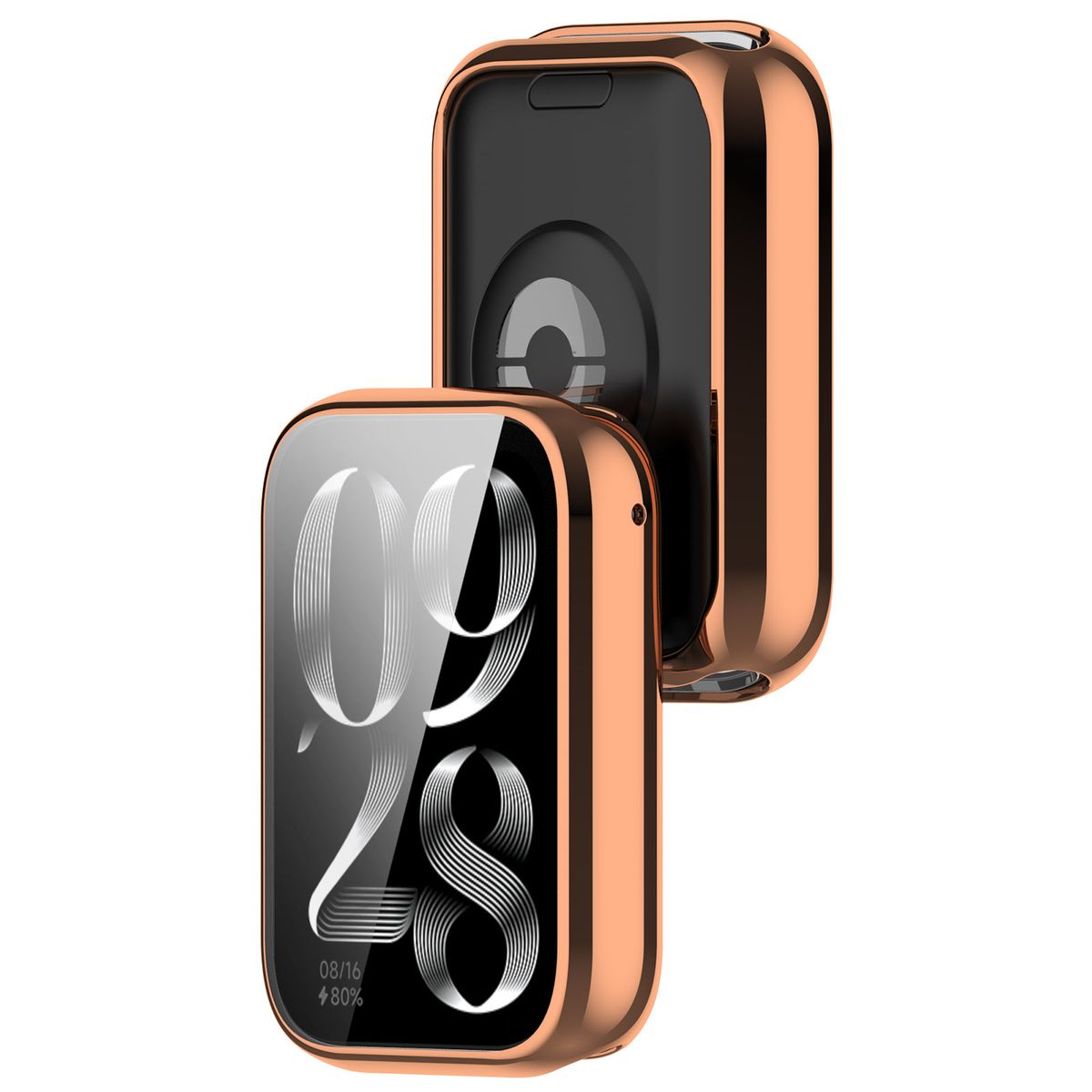 Front oraz przód etui Bizon Case Watch Felipe dla Xiaomi Mi Smart Band 9 Pro