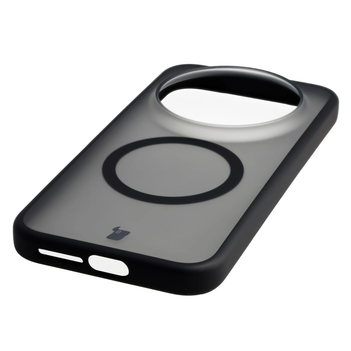 Zintegrowane przyciski, wycięcia i hybrydowy materiał w etui Bizon Case MatteO do Xiaomi 17 Ultra