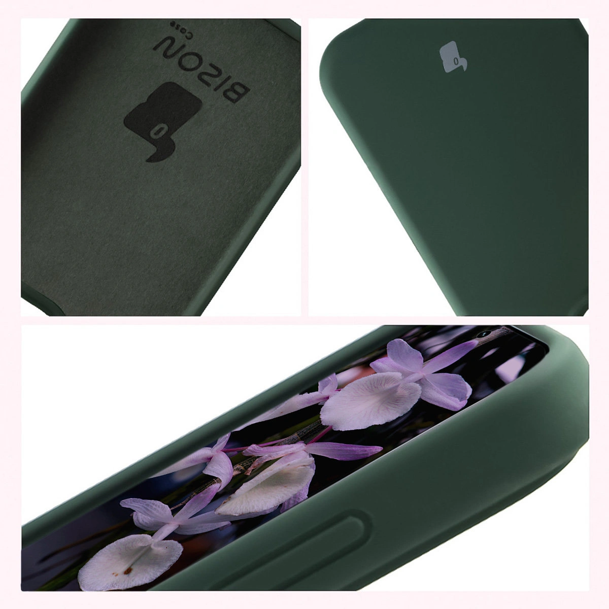 Konstrukcja etui Bizon Soft Case: zintegrowane osłony, podwyższone krawędzie i wyściółka z mikrofibry do Xiaomi 17