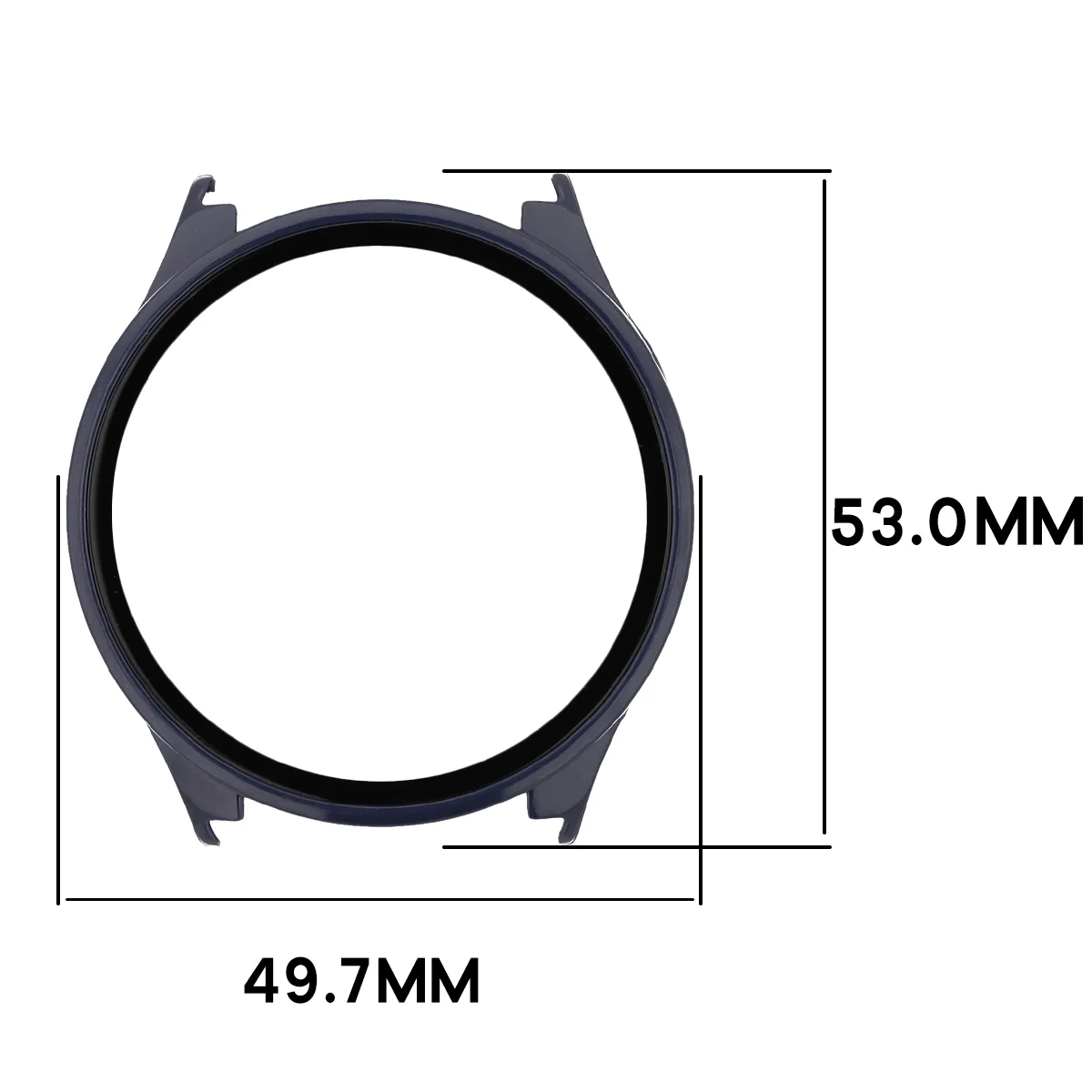 Wymiary etui Bizon Case Watch Adamo do Xiaomi Watch 5