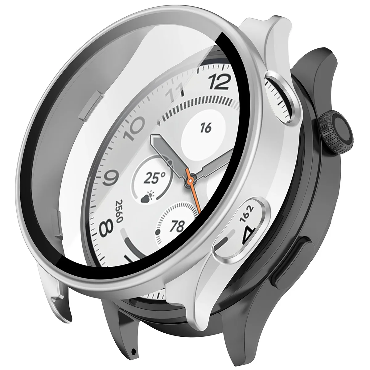 Wizualizacja nakładania etui Bizon Case Watch Adamo do Xiaomi Watch 5