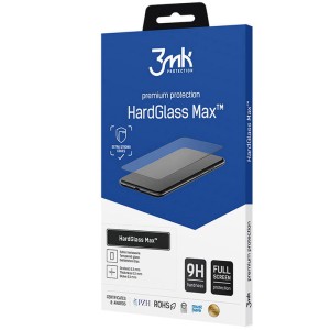 Szkło 3mk HardGlass Max do iPhone 13 Pro Max, czarne