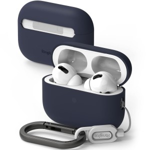 Etui Ringke Silicone do Apple AirPods  Pro 1 / 2, granatowe