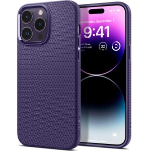 Etui Spigen Liquid Air do iPhone 14 Pro, fioletowe