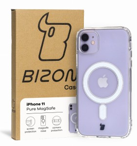 Etui Bizon Case Pure MagSafe do iPhone 11, przezroczyste