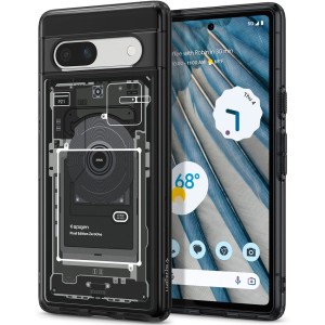 Etui Spigen Ultra Hybrid do Pixel 7A, przydymione-szare (Zero One)