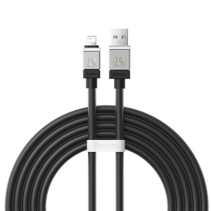 Kabel Baseus CoolPlay USB-A do Lightning 2.4A 1m, czarny