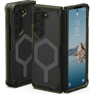 Etui magnetyczne Urban Armor Gear UAG Plyo Pro do Galaxy Z Fold5, przezroczysto-zielone