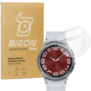 Szkło hartowane Bizon Glass Watch Clear do Galaxy Watch 6 Classic 43 mm