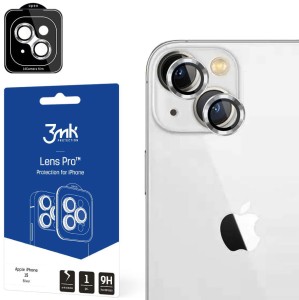 Osłona na aparat 3mk Lens Protection Pro 1 zestaw dla iPhone 15, srebrne