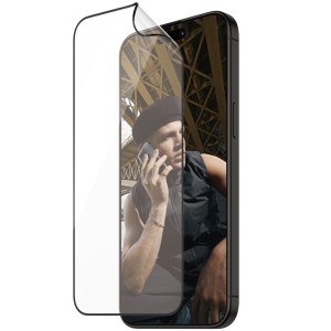 Szkło hybrydowe na cały ekran PanzerGlass Ultra-Wide Fit Matrix do iPhone 15 Pro