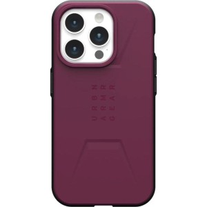 Etui pancerne Urban Armor Gear Civilian MagSafe do iPhone 15 Pro, bordowe