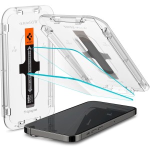 Szkło do etui + Aplikator Spigen Glas.tR EZ Fit 2-Pack do iPhone 15 / 16