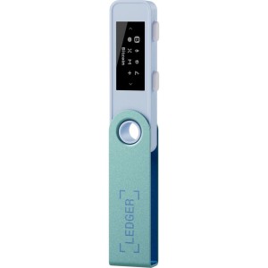 Portfel kryptowalut i NFT Ledger Nano S Plus, srebrno-zielony