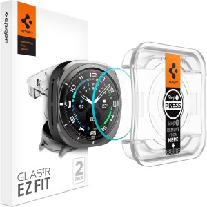 Szkło do etui + Aplikator Spigen Glas.tr EZ Fit 2-Pack do Galaxy Watch Ultra 47mm