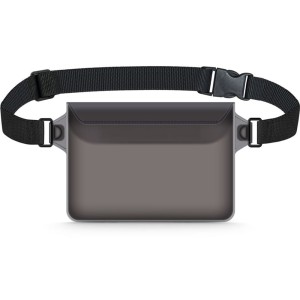 Saszetka / nerka wodoszczelna Tech-Protect Waterproof Pouch do 10", półprzezroczysto-czarna