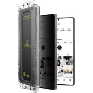 Szkło prywatyzujące na ekran z aplikatorem Ringke Easy Slide 2-Pack Privacy do Samsung Galaxy S25 Ultra, 2 sztuki