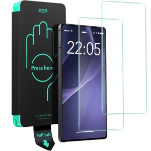 Szkło hartowane z ramką pozycjonującą ESR Tempered Glass do Samsung Galaxy S25 Ultra, 2 sztuki