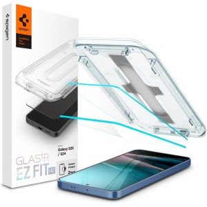 Szkło do etui + Aplikator Spigen Glas.tR EZ Fit 2-Pack do Galaxy S25 / S24