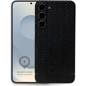 Etui Nevox CarbonSeries Magnet Series do Galaxy S25 Plus, czarne