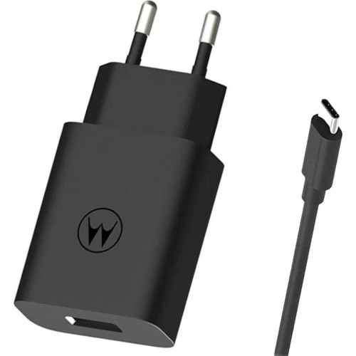 Motorola Caricabatterie TurboPower 20W – Confezione Da 2 Con Cavo USB-C Da 1m, Ricarica Rapida