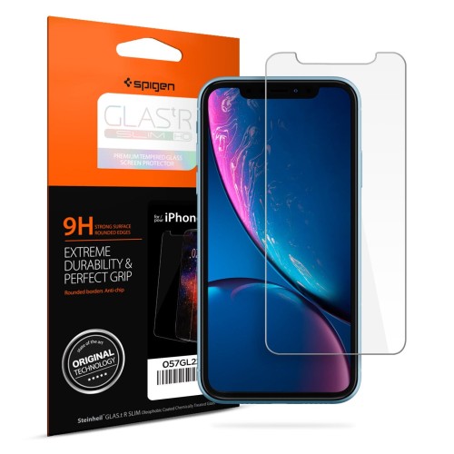 Spigen Glastr Slim HD - iPhone XR - Clear 21.jpg