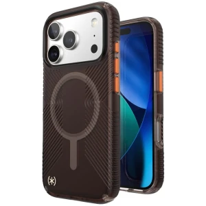 OUTLET: Etui Speck Presidio Lux Grip MagSafe do iPhone 17 Pro, brązowo pomarańczowe