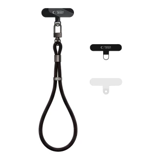 Uniwersalna smycz do telefonu, na nadgarstek Tech-Protect C11S Rope Wrist Strap, czarna